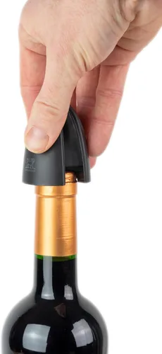 Vista 4 de Peugeot Elis Touch - Sacacorchos eléctrico recargable con cortacápsulas, Carbone