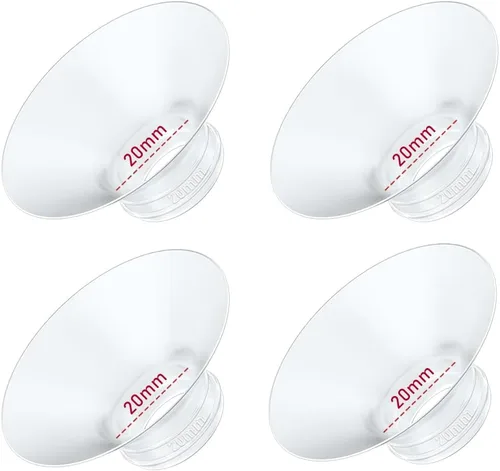 Vista 13 de 4 piezas de inserción de brida de 13 mm compatible con Momcozy M5/M6/M9/S12 Pro/V1 Pro/V1 Pro extractor de leche, apto