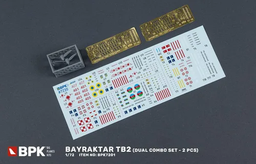 Vista 2 de BPK 7230-1/72 - Bayraktar TB2 Dual Combo Set Escala Modelo Kit