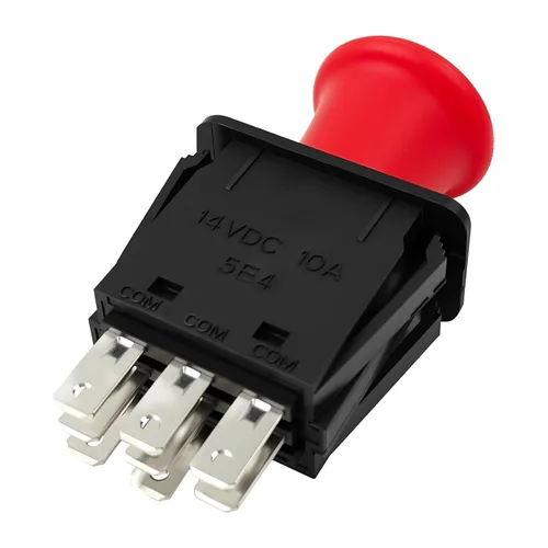 Vista 21 de 4174684 Interruptor de toma de fuerza de embrague de cortacésped, 8 terminales de 10 amperios, apto para cortacésped Dixie Chopper y compatible