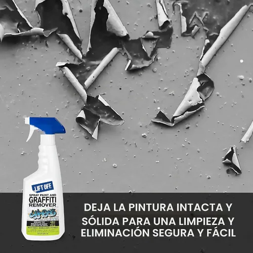 Vista 6 de Lift Off 41101 - Pintura en aerosol y removedor de graffiti, 22 onzas líquidas, 41101 Water-based formula removes spray paint, acrylic and enamel