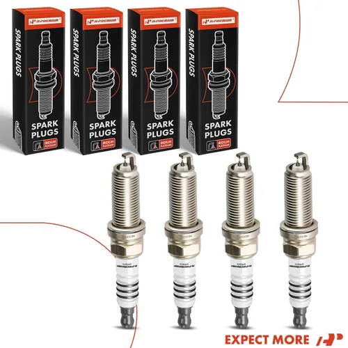 Vista 9 de A-Premium Bujías de Iridio y Platino Compatibles con Honda CR-V, Civic, Accord, Crosstour y Hyundai Elantra, Elantra Coupe/GT, Sonata, Santa Fe