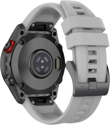 Vista 16 de REYDA Correa de silicona compatible con Garmin Fenix 8 Pro 1.850 in/8 1.850 in/E 1.850 in, 0.866 in, correa de reloj de ajuste rápido de silicona