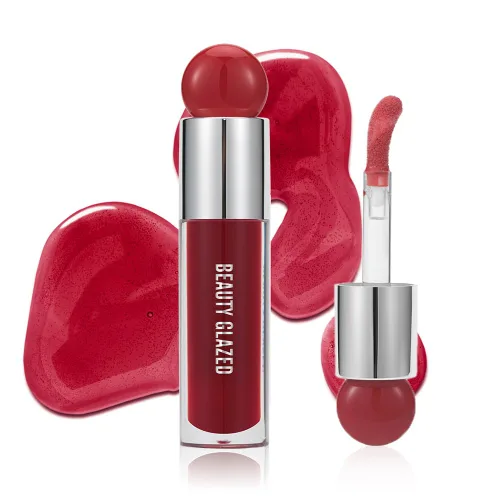 Vista 10 de Beauty Glazed Variedad de colores - Aceite de labios no pegajoso, ultra hidratante y nutritivo, acabado brillante suave, aceite de brillo labial