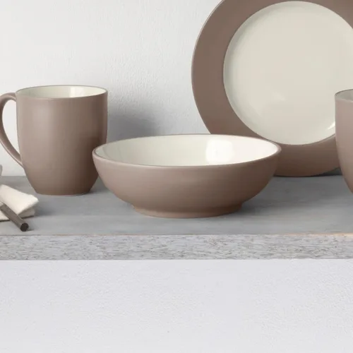 Vista 3 de Noritake Colorwave Clay - Juego de 4 piezas para llantas, servicio para 1
