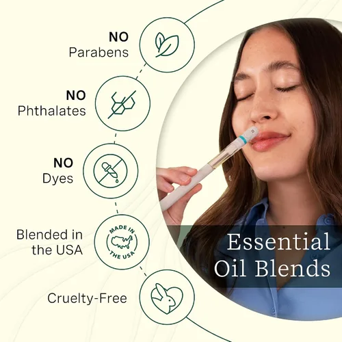 Vista 5 de Set de Difusor de Bolígrafo Lifelines, Escape Natural 3-Pack – Bolígrafos Esféricos Negros de 1mm con Mezclas de Aceites Esenciales Aromatizados