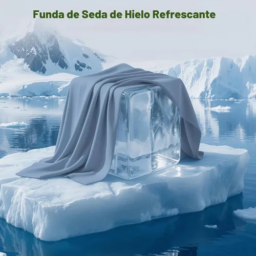 Vista 5 de Almohada de rodilla para personas que duermen de lado, almohada refrescante entre las piernas para dormir de lado, almohada de espuma viscoelástica
