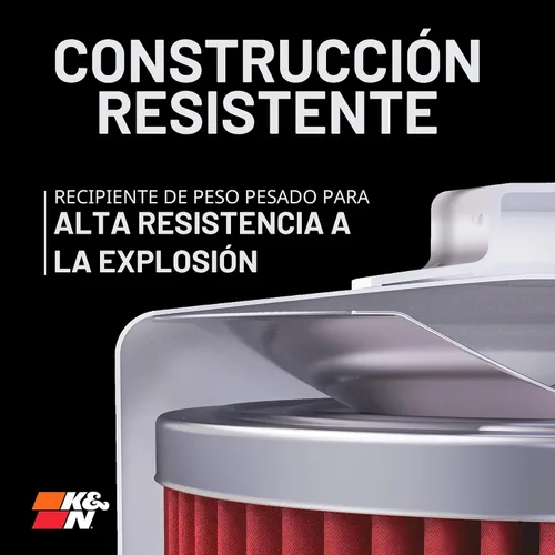 Vista 4 de Filtro de aceite K&N Powersports de alto rendimiento, Negro