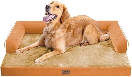 Vista 100 de Cama pequeña para perros y sofá para gatos, camas ortopédicas impermeables para perros pequeños, cama para gatos, sofá para mascotas cómodo