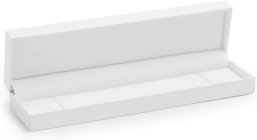 Vista 11 de Oirlv Juego de joyas de terciopelo blanco caja de regalo anillo pendiente collar grande caja de almacenamiento