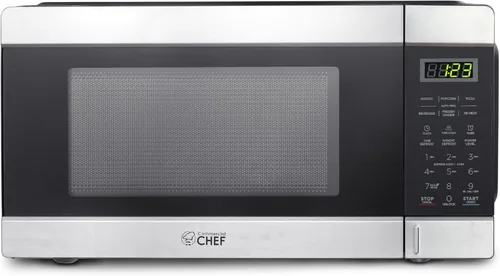 Vista 15 de Commercial Chef 0.6 Cu. Ft. Countertop Microwave Oven, CHM660B, Black Negro