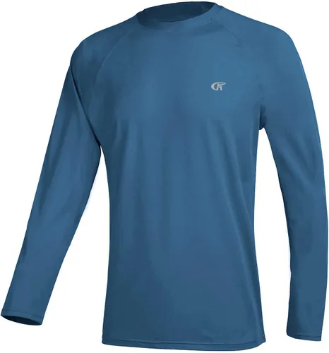 Vista 22 de Camisetas de natación de manga larga para hombres Rashguard UPF 50+ Camisa de protección solar UV Atlética Entrenamiento Correr Senderismo Camiseta