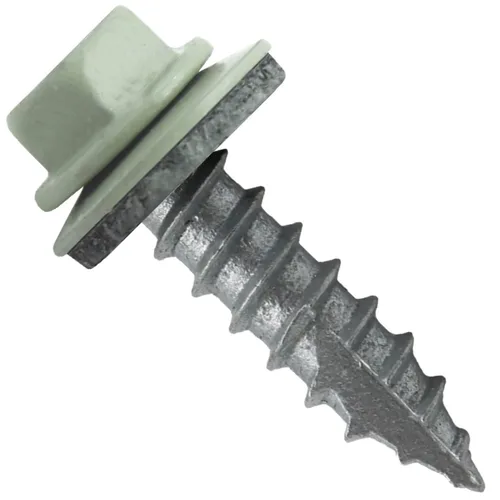 Vista 15 de HERR #14 CHARCOAL Tornillo de techo de chapa metálica de cabeza hexagonal: 250 tornillos x 1