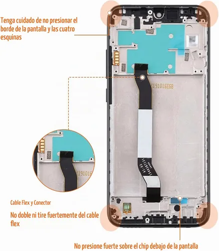 Vista 6 de A-MIND Para Xiaomi Redmi Note 8 6.3 pulgadas Pantalla LCD táctil digitalizador M1908C3JH, M1908C3JG, M1908C3JI Reemplazo de pantalla Kit de Negro