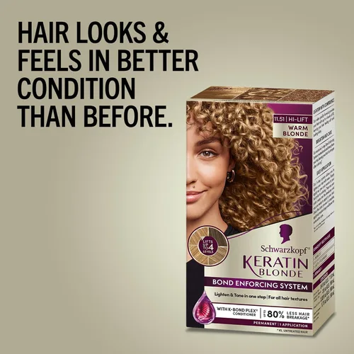 Vista 70 de Schwarzkopf Keratin - Tinte para el cabello rubio, 7.0 rubio ceniza oscuro, coloración permanente de calidad profesional, sistema de refuerzo