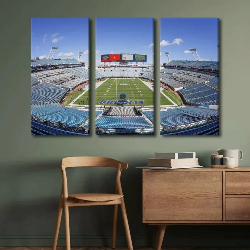 Vista 75 de Lincoln - Lienzo decorativo para pared, diseño de campo financiero de Filadelfia, paisaje de estadio de fútbol de Filadelfia, decoración de pared