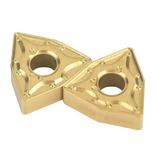 Vista 9 de Hoja de carburo CNC, 10 piezas de torno de torneado WNMG 432 / WNMG0804 insertos de carburo de acero inoxidable para precisión dimensional