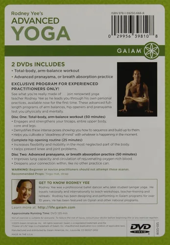Vista 2 de Rodney Yee - Yoga Avanzado