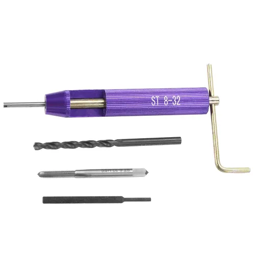 Vista 3 de Fafeicy 50 piezas de insertos de reparación de rosca, kit de inserciones de rosca helicoidal de alambre en espiral de acero inoxidable para piezas