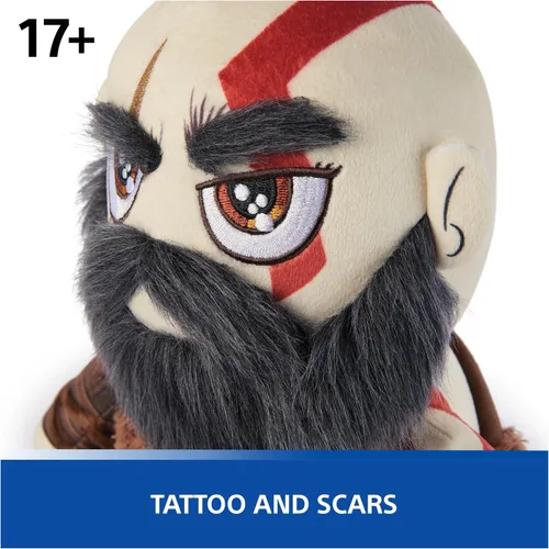 Vista 3 de PlayStation God of War Ragnarök Kratos 10-Inch Collector Plush