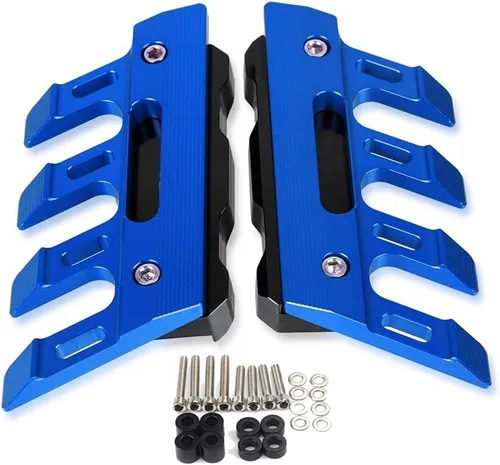 Vista 9 de SCUUBE Para Yamaha MT-09 MT-07 MT03 MT01 Bloque de protección de guardabarros delantero de motocicleta, protector lateral de caída, protector