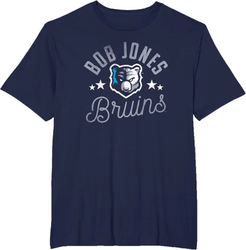 Vista 7 de Camiseta con logotipo de Bob Jones University Bruins, Azul