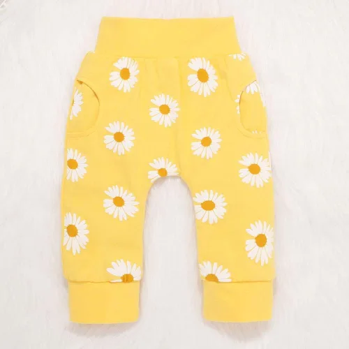 Vista 7 de Ropa para bebé, 3 piezas de manga larga, lindo conjunto de camisetas y pantalones para niños pequeños