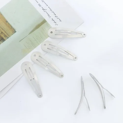 Vista 7 de Lawie 100 pinzas pequeñas de metal de 2 pulgadas con agujero de 2.0 in, pasadores plateados, horquillas para manualidades, soporte para el cabello