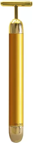Vista 2 de AnHua Masaje facial de oro del rodillo del cuidado de la piel del pulso antienvejecimiento del masaje 24K de la belleza