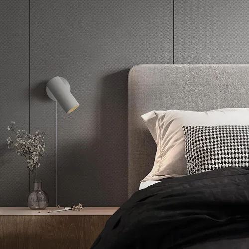 Vista 2 de Aisilan - Focos de pared LED para interiores, enchufe con interruptor, luces elevadoras ajustables para iluminación de pared, 12 W COB 3000K CRI97