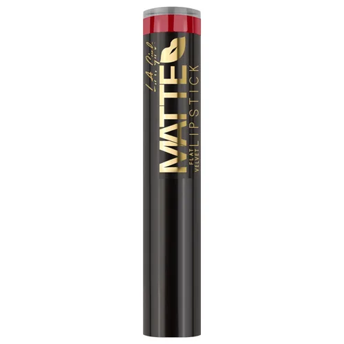 Vista 2 de L.A. Girl Lápiz labial mate de terciopelo plano, Bite Me GLC810