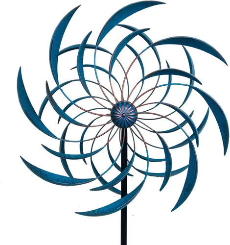 Vista 17 de Stargarden Molinillos de Viento de Metal Grandes para Exteriores, Arte de Metal para Patio, Esculturas de Viento y Molinillos para Decoraciones