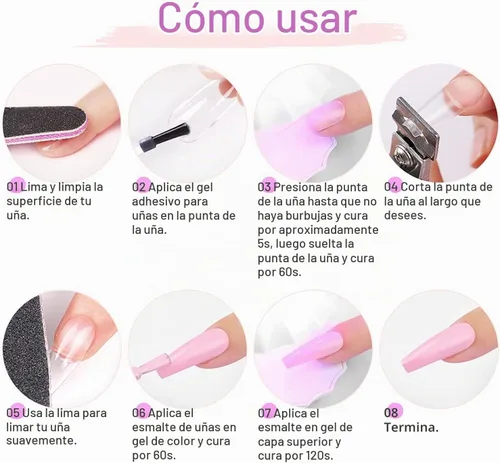Vista 5 de Mini lámpara LED de uñas, lámpara de uñas en forma de concha de 18 W, lámpara de uñas portátil con luz UV, lámpara de curado de esmalte de uñas