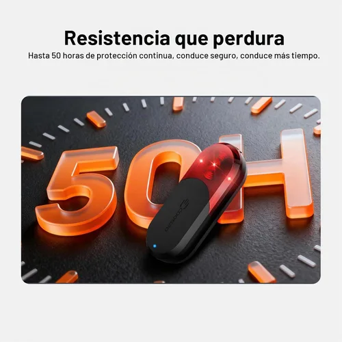 Vista 6 de CooSpo TR70 Luz Trasera de Radar para Bicicleta, Alertas para Vehículos a 140M, Destacado de Frenado Automático, 7 Modos de Iluminación, Batería