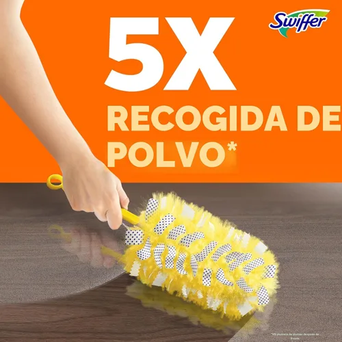 Vista 3 de Swiffer Recambios para plumeros resistentes para mascotas, plumeros multisuperficie 360 con protección contra olores Febreze, 11