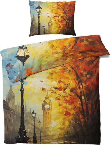 Vista 30 de Funda de edredón de águila calva tamaño individual Juego de ropa de cama de pájaros animales 2 piezas Funda de edredón