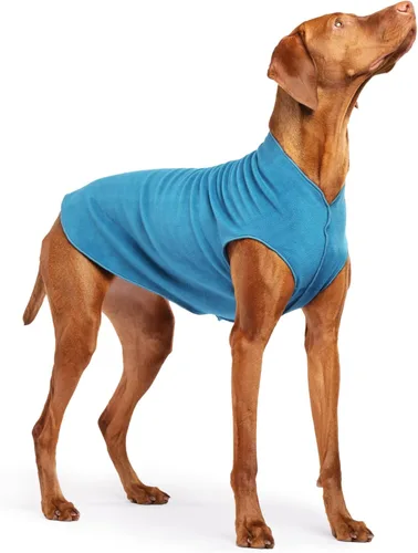 Vista 107 de Abrigo elástico de lana para perro, ropa suave y cálida para perro, suéter elástico para mascotas, lavable en lavadora, ecológico, para todo el año