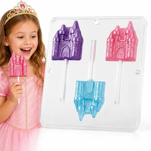 Vista 8 de Molde de chocolate Princess Castle Lollipop 3378