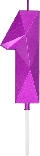 Vista 25 de DERVENTA Vela Grande de Cumpleaños Número 3D Verde Luminoso de 3.7 Pulgadas Celebración de Fiesta Aniversario Decoración Adorno para Pastel 1 Pieza