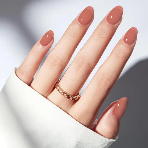 Vista 18 de modelones Uñas cortas a presión, kit de uñas postizas ovaladas
