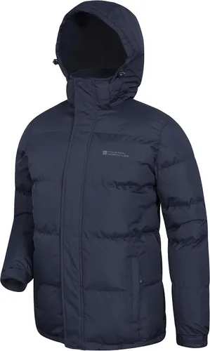 Vista 3 de Mountain Warehouse Snow - Chaqueta acolchada para hombre, forro polar con capucha