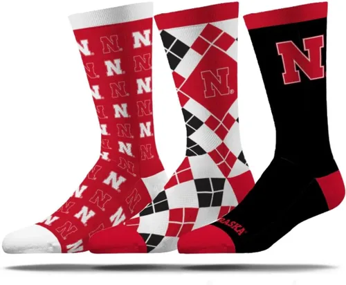 Vista 17 de Strideline Calcetines de vestir NCAA para hombre - The Executive paquete de 3 - Talla única para la mayoría Blue and Orange