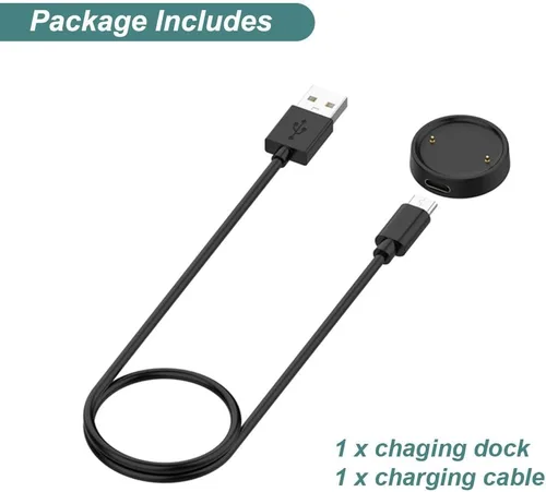 Vista 7 de Cargador para reloj inteligente Amazfit Bip 6 / Active 2 (3.3 pies/3.3 ft)