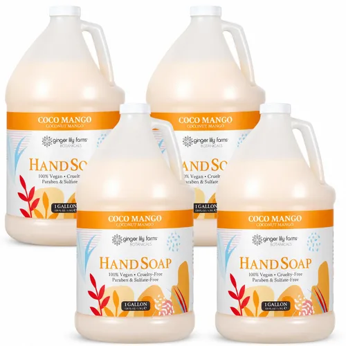 Vista 10 de Ginger Lily Farms Botanicals Jabón de manos, 12 onzas, pera de manzana