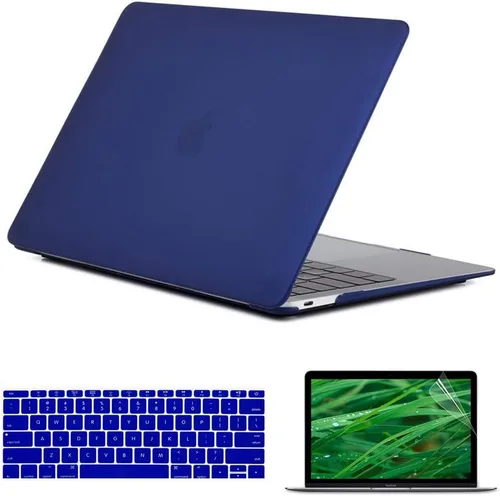 Vista 8 de Se7enline Funda rígida compatible con MacBook de 12 pulgadas modelo A1534 2015/2016/2017/2018/2019, versión para laptop, funda protectora rígida