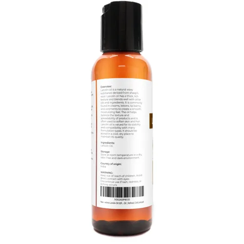 Vista 3 de velona Aceite de lanolina grado USP 2 fl oz Aceite portador 100% puro y natural Refinado, prensado en frío Hidratante para piel, cabello