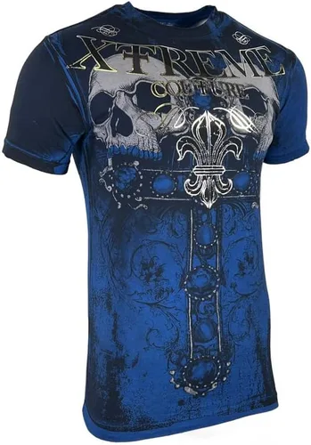 Vista 5 de Xtreme Couture by Affliction - Camiseta para hombre, color azul