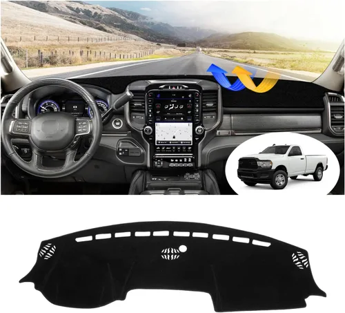Vista 36 de FIILINES Cubierta para tablero Compatible con Mazda 3 2010-2013 Accesorios Tapete para tablero para Mazda 3 Accesorios Tapete para salpicadero