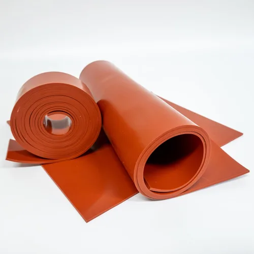 Vista 6 de .125" Caucho de silicona industrial de 1 pulgada x 10 pies Resistente a la temperatura, versátil, duradero y flexible Resistente a la intemperie