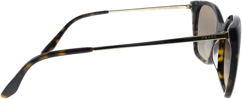 Vista 3 de Prada PR 12XS 2AU3D0 Havana - Gafas de sol de plástico ojo de gato lente degradado marrón